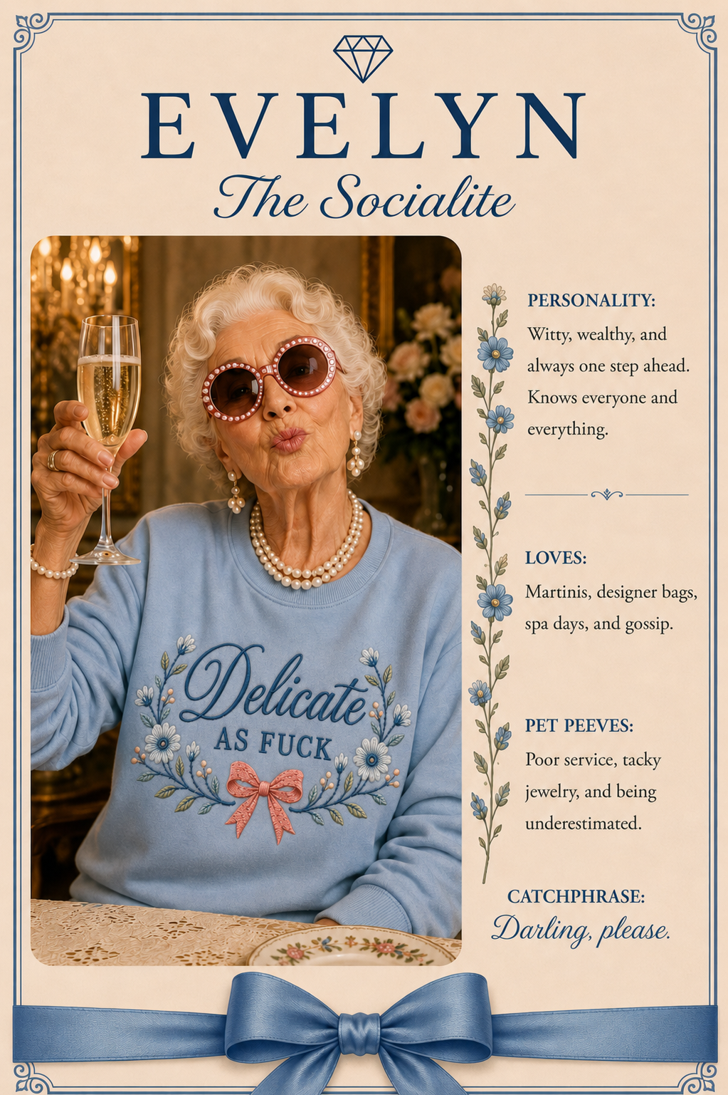 Evelyn — one of the DB Grannies